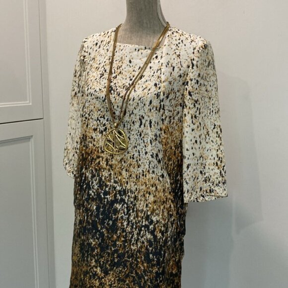 Zara Abstract Shift Pocket dress - Picture 2 of 14